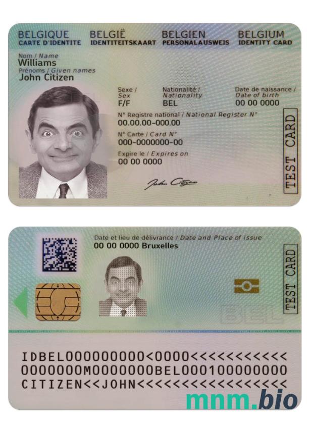 Nowa karta identyfikacyjna Belgii